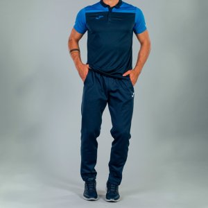 JOMA POLO SHIRT COMBI NAVY-ROYAL S/S
