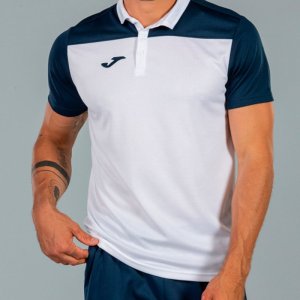 JOMA POLO SHIRT COMBI WHITE-NAVY S/S