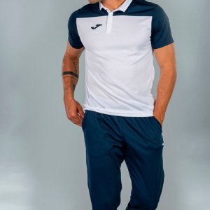 JOMA POLO SHIRT COMBI WHITE-NAVY S/S