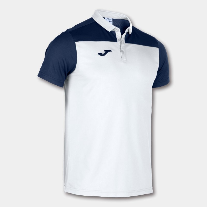 JOMA POLO SHIRT COMBI WHITE-NAVY S/S