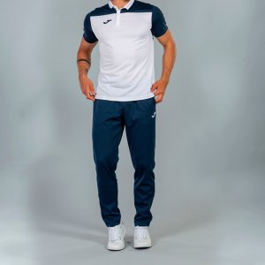JOMA POLO SHIRT COMBI WHITE-NAVY S/S