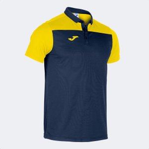 JOMA POLO SHIRT COMBI NAVY-YELLOW S/S