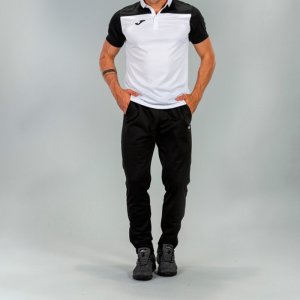 JOMA POLO SHIRT COMBI WHITE-BLACK S/S