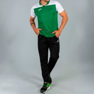 JOMA POLO SHIRT COMBI GREEN-WHITE S/S