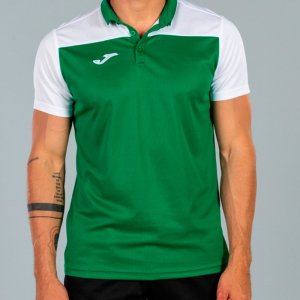 JOMA POLO SHIRT COMBI GREEN-WHITE S/S