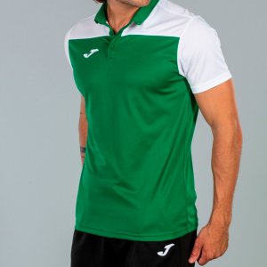 JOMA POLO SHIRT COMBI GREEN-WHITE S/S
