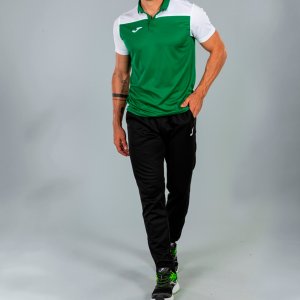 JOMA POLO SHIRT COMBI GREEN-WHITE S/S