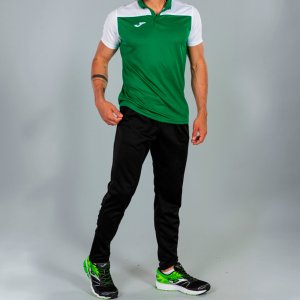 JOMA POLO SHIRT COMBI GREEN-WHITE S/S