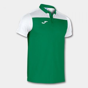 JOMA POLO SHIRT COMBI GREEN-WHITE S/S