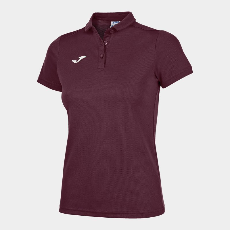 JOMA HOBBY WOMEN POLO SHIRT BURGUNDY S/S