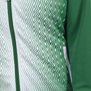 JOMA SUPERNOVA HOODED JACKET GREEN-WHITE WOMAN