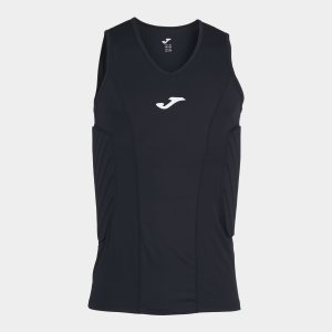 JOMA T-SHIRT PROTEC BASKET BLACK SLEEVELESS