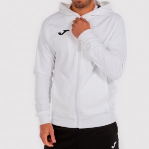 JOMA JACKET HOODIE MENFIS WHITE
