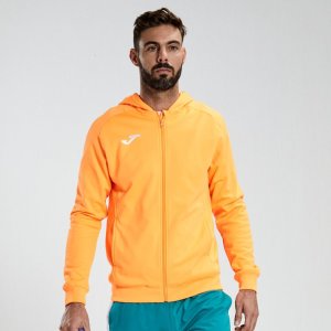 JOMA JACKET HOODIE MENFIS ORANGE FLUOR