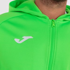 JOMA JACKET HOODIE MENFIS GREEN FLUOR