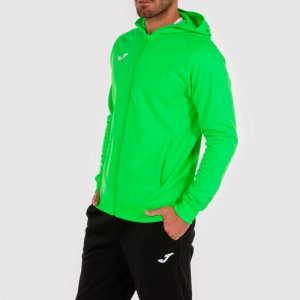 JOMA JACKET HOODIE MENFIS GREEN FLUOR