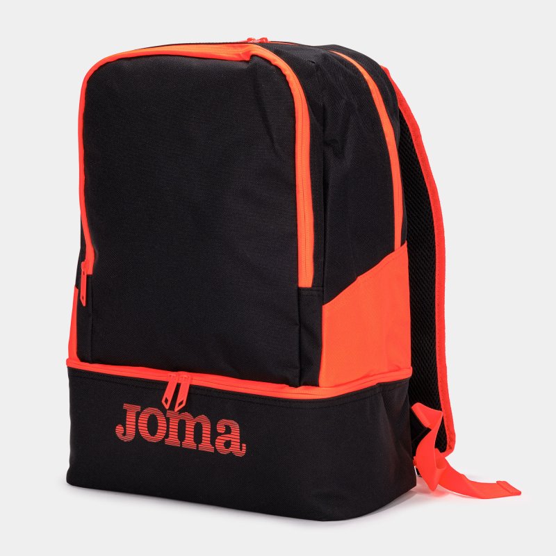 JOMA BACKPACK ESTADIO III BLACK-ORANGE
