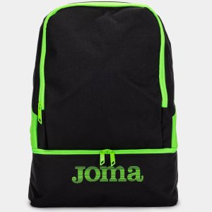 JOMA BACKPACK ESTADIO III BLACK-FLUOR GREEN