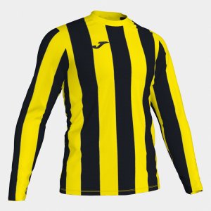 JOMA INTER T-SHIRT YELLOW-BLACK L/S