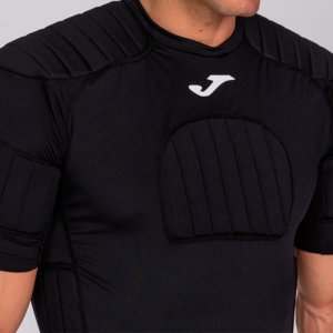 JOMA T-SHIRT PROTEC RUGBT BLACK S/S