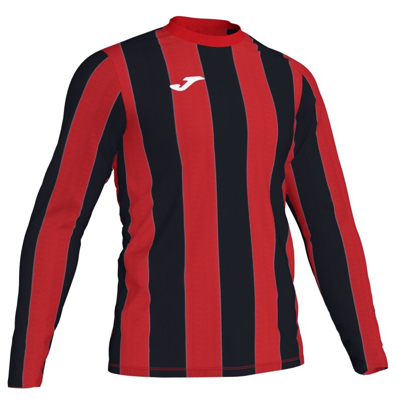 JOMA INTER T-SHIRT RED-BLACK L/S