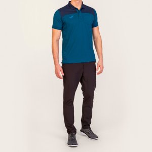 JOMA POLO SHIRT WINNER II COTTON ROYAL-DARK NAVY S/S