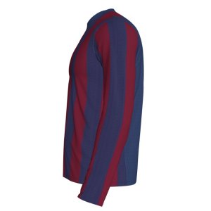 JOMA INTER T-SHIRT BLUE-BURGUNDY L/S
