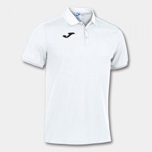 JOMA CAMPUS III POLO WHITE S/S