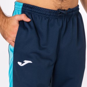 JOMA LONG PANT CHAMPIONSHIP IV NAVY-TURQUOISE FLUOR