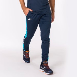 JOMA LONG PANT CHAMPIONSHIP IV NAVY-TURQUOISE FLUOR