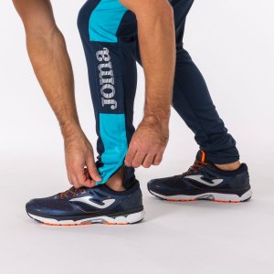 JOMA LONG PANT CHAMPIONSHIP IV NAVY-TURQUOISE FLUOR