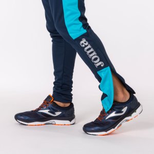 JOMA LONG PANT CHAMPIONSHIP IV NAVY-TURQUOISE FLUOR