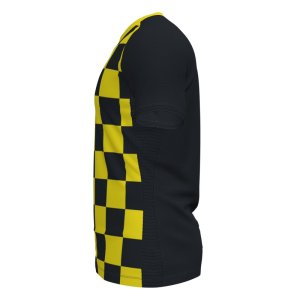 JOMA FLAG II T-SHIRT BLACK-YELLOW S/S