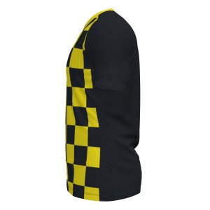 JOMA FLAG II T-SHIRT BLACK-YELLOW S/S
