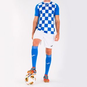 JOMA FLAG II T-SHIRT ROYAL-WHITE S/S
