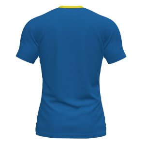JOMA FLAG II T-SHIRT ROYAL-YELLOW S/S