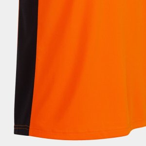JOMA CANCHA III T-SHIRT ORANGE-BLACK SLEEVELESS