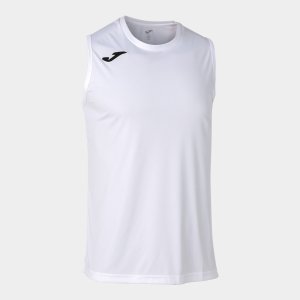 JOMA COMBI BASKET T-SHIRT WHITE SLEEVELESS
