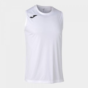 JOMA COMBI BASKET T-SHIRT WHITE SLEEVELESS