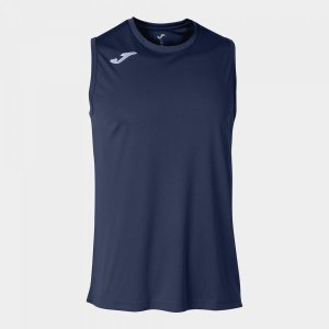 JOMA COMBI BASKET T-SHIRT DARK NAVY SLEEVELESS