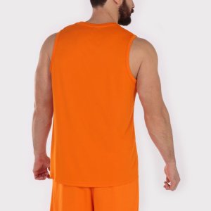 JOMA COMBI BASKET T-SHIRT ORANGE SLEEVELESS