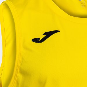 JOMA COMBI BASKET T-SHIRT YELLOW SLEEVELESS