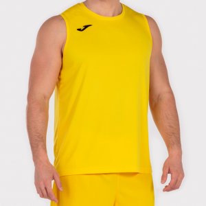 JOMA COMBI BASKET T-SHIRT YELLOW SLEEVELESS
