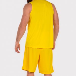 JOMA COMBI BASKET T-SHIRT YELLOW SLEEVELESS