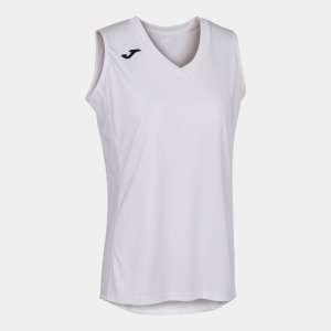 JOMA CANCHA III T-SHIRT WHITE SLEEVELESS