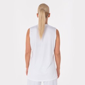 JOMA CANCHA III T-SHIRT WHITE SLEEVELESS