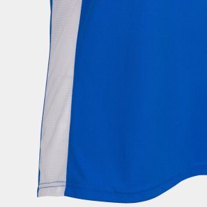 JOMA CANCHA III T-SHIRT ROYAL-WHITE SLEEVELESS