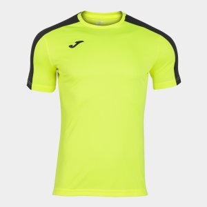 JOMA ACADEMY T-SHIRT FLUOR YELLOW-BLACK S/S