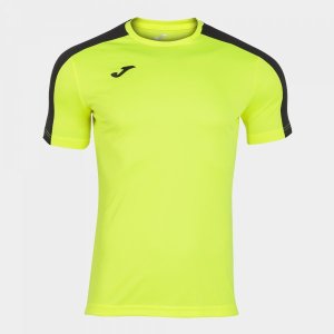 JOMA ACADEMY T-SHIRT FLUOR YELLOW-BLACK S/S