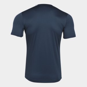 JOMA ACADEMY T-SHIRT DARK NAVY-WHITE S/S
